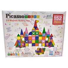 PicassoTILES 畢卡索 PT152 磁力片積木 Set 152片, 豪華, 1盒