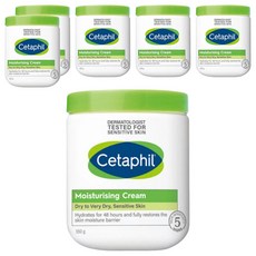 Cetaphil 舒特膚 保濕霜，深層滋潤，快速吸收，舒緩乾燥及敏感肌膚, 550g, 6罐