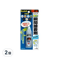 3M Scotch 膠狀瞬間接著劑 多用途 強力 速乾, 2瓶