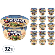 사천 백짬뽕 사발 75g, 32개