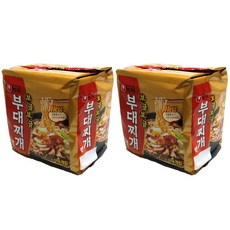 농심 보글보글 부대찌개면 멀티팩 127 g, 8개