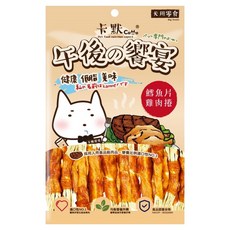 卡默 鱈魚片雞肉捲,6包, 狗狗零食, 潔牙, 訓練獎勵, 天然健康, 無添加, 雞肉 + 鱈魚, 1包