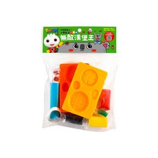 FOOD超人 無敵漢堡王 小麥黏土工具組, 適用年齡3歲以上, 300g, 1組