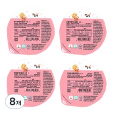 짱죽 실온이유식 중기 죽2(9~10개월 부터) 160g 4종 A세트, 한우&배죽,모듬야채죽,영양닭죽,전복영양죽, 8개