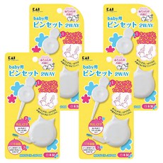 KAI 貝印 嬰兒用鼻垢清潔器 KF-0135 15.5 x 8.1 x 1.4cm 20g, 5組