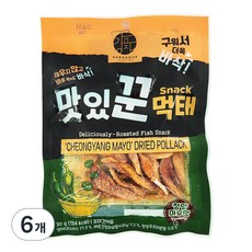 강고집 맛있꾼 먹태 청양마요맛, 30g, 6개