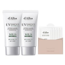  달바 비건 워터풀 마일드 선크림 SPF 50+ PA++++ 50ml x 2p + 약산성 젤클렌저 15ml 세트 1세트 100ml  상품 이미지