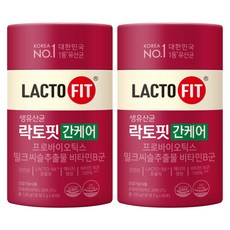락토핏 간케어 유산균 60p, 120g, 2개