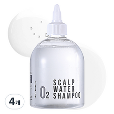 얼라이브랩 오투 스칼프 워터 샴푸, 350ml, 4개