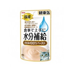 AiXiA 水分補給軟包8號, 補充水分與電解質, 最接近貓咪體液中的礦物質, 日本製造, 安心保證, 雞泥狀, 40g, 12包