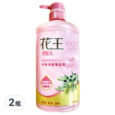 Kao 花王潤髮乳，中乾性髮質適用，典雅芳香，柔順易梳理, 750ml, 2瓶