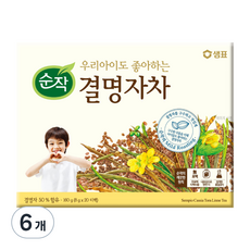 순작 우리아이도 좋아하는 결명자차, 8g, 20개입, 6개