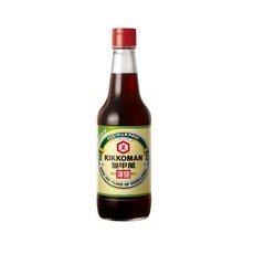KIKKOMAN 龜甲萬 釀造薄鹽醬油 500ml, 無添加防腐劑, 含鹽量僅10%, 使用非基因改造大豆, 使用二次釀造工法, 台灣產, 1瓶