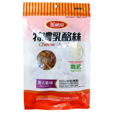 美味田 特濃乳酪絲 義式香辣, 高鈣營養, 100%牛乳煉製, 60g, 1包