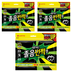 롯데웰푸드 졸음번쩍껌 오리지널, 105g, 3개