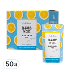 카페베네 블루레몬에이드, 190ml, 50개