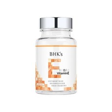 BHK's 維他命E 軟膠囊, 延緩衰老, 增進皮膚健康, 60顆, 1罐