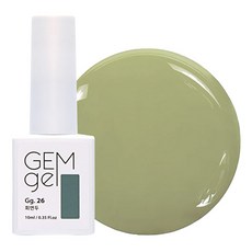 아이빛 네일아트 젬젤 컬러 젤, 26회연두, 10ml, 1개 26 회연두, 1개