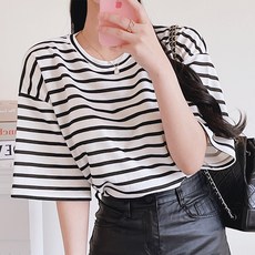 스트라이프반팔