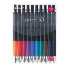 PILOT 百樂 Juice Up 超級果汁筆 Set 0.4，LJP200S4-10C，10色組, 紅+藍+黑+粉+橘+棕+綠+深藍+紫+淺藍色, 1組