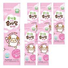 아이배냇 유기농 하양 솜사탕, 10g, 6개