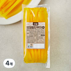 으뜸 저온숙성 김밥 단무지, 500g, 4개
