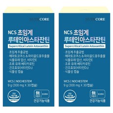 뉴트리코어 초임계 루테인아스타잔틴, 30정, 2개