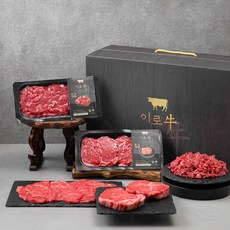 이로우 국내산 소고기 1등급 등심 정육세트 1.2kg, 1세트