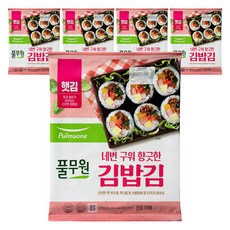 풀무원 김밥김 10p, 20g, 5개
