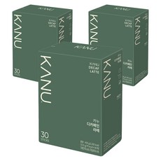 카누 디카페인 라떼 스틱커피, 13.5g, 30개입, 3개