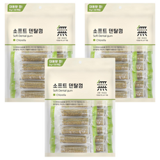 무마진 강아지 소프트 덴탈껌 30p, 클로렐라, 270g, 3개