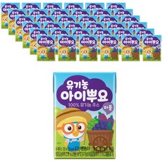 유기농 아이뿌요 퍼플, 120ml, 32개