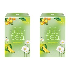 JARDIN our tea 濟州青橘&洋甘菊花草茶包, 16.8g, 20包, 2盒