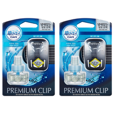 Febreze Aqua Waltz 車載空氣清新劑夾式, 2個, 水上華爾茲, 1件