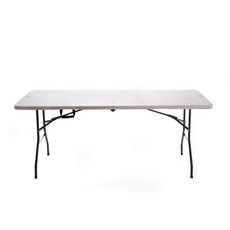 아웃도어 포레스트 브로몰딩 접이식 야외 폴딩 대형 테이블 1800, 화이트