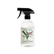 KOALA ECO 科菈 閃亮玻璃清潔劑, 薄荷靜謐清香 無水痕殘留 清潔光亮預防粉塵 天然驅蟲香氣, 500ml, 1瓶