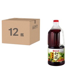 萬家香 和風沙拉醬 1500ml, 日式蔬菜佐料, 1.5L, 12瓶