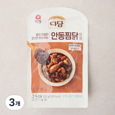 다담 안동찜닭 양념, 220g, 3개