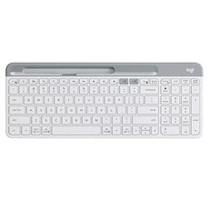 logitech 羅技 超薄跨平台藍牙鍵盤 原廠保固, K580, 珍珠白, 剪刀腳按鍵