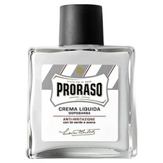 Proraso 白標敏感肌鬍後乳100ml，舒緩保濕，清新綠茶香氛，義大利製造, 100ml, 1瓶