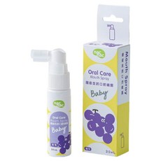 nac nac 護齒含鈣口腔噴霧 葡萄, 20ml, 1瓶
