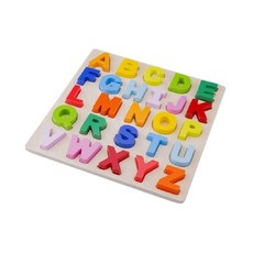 New Classic Toys 幼兒英文字母配對拼圖, 荷蘭木玩品牌, 天然木材與無毒塗料, 1組