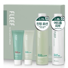 플리프 시카 알로에 기초 스킨 케어 밸런싱 남성 4종 세트, 1세트