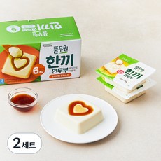 풀무원 한끼 연두부 + 오리엔탈 유자 소스 6개입, 708g, 2세트