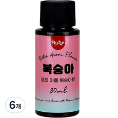 로티 아롬 복숭아향 식품 향료 30ml, 30g, 6개 - p&j향료