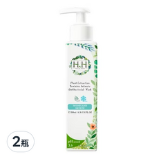 HH 草本新淨界 私密植萃抗菌潔淨露 樹影微風 涼感，女性私密護理，植物萃取，抗菌，pH3.6，200ml, 2瓶