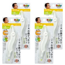 GREEN BELL 綠鐘 BA-002 嬰幼兒鼻用雙頭安全夾, 0個月起適用, 日本製造, 4個