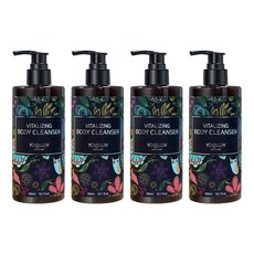 YO LUV 活力沐浴乳 柑橘香, 300ml, 4個