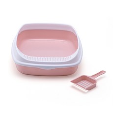 제제펫 심플 고양이 화장실 + 모래삽 세트, Y213PCHT009