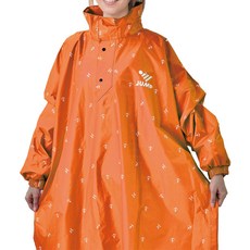 JUMP 將門 側穿升級版套頭風雨衣，加強防水設計，耐水壓達10000, 3XL, 亮橙橘